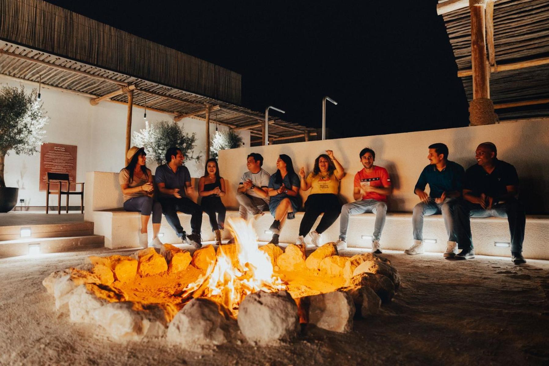 Bab Al Nojoum Al Mugheirah Resort Al Mirfa Bagian luar foto