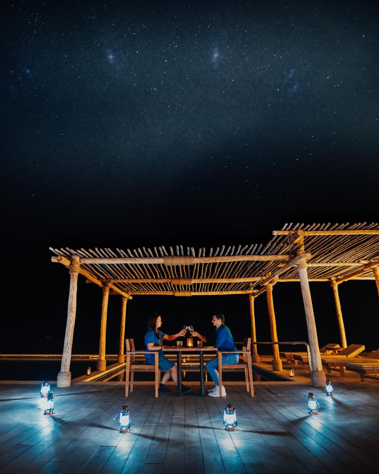 Bab Al Nojoum Al Mugheirah Resort Al Mirfa Bagian luar foto